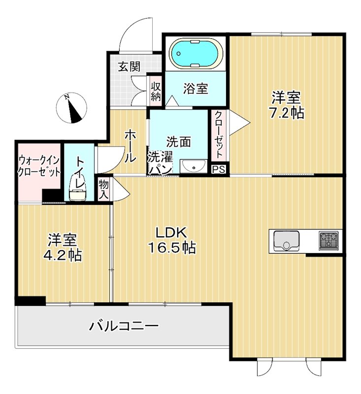 KAON（カオン） 間取り